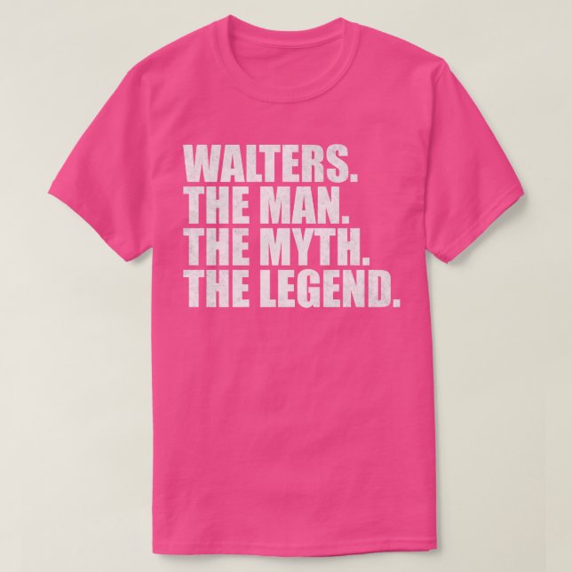 WaltersWalters Family namn Walters Efternamn Walte T Shirt (Design framsida)