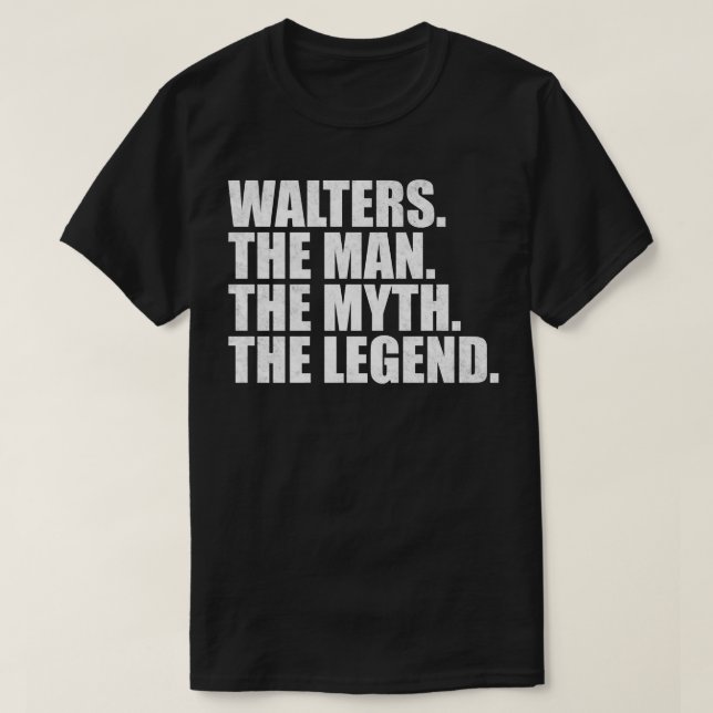 WaltersWalters Family namn Walters Efternamn Walte T Shirt (Design framsida)