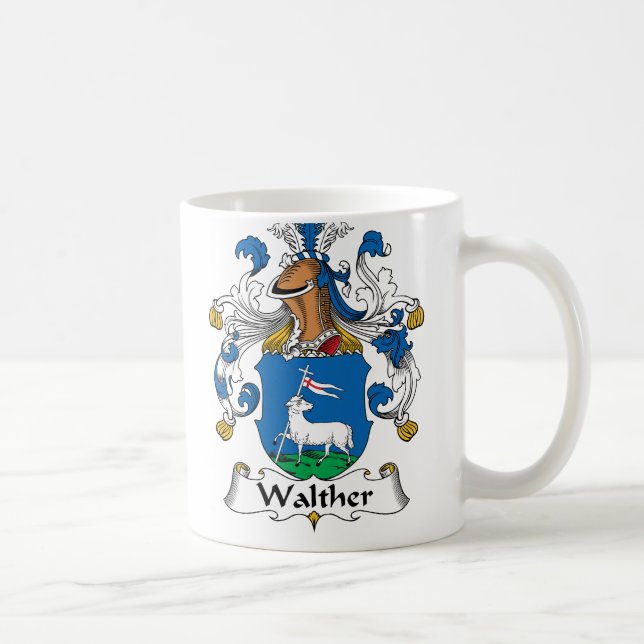 Walther familjvapensköld kaffemugg (Höger)