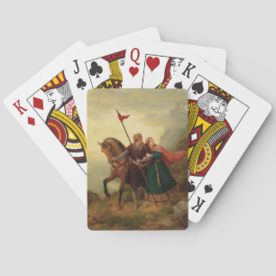 Walther och Hildegund Fleeing med deras Horse Casinokort