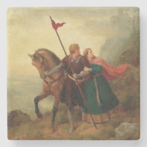 Walther och Hildegund Fleeing med deras Horse
