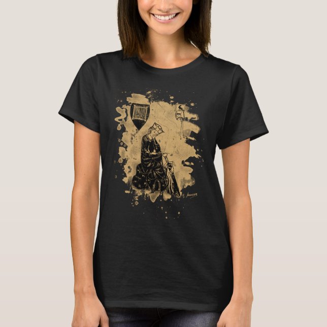 Walther von der Vogelweide - natural bleached T-shirt (Framsida)