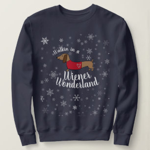 Walting in a Wiener Wonderland Dachshund Doxie T Shirt