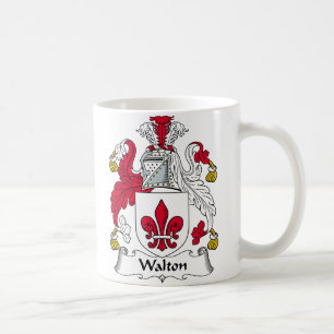 Walton familjvapensköld kaffemugg