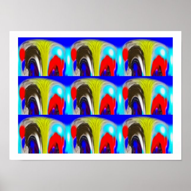 Waltsing fontän art poster (Framsidan)