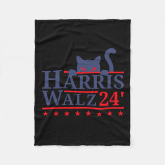 Waltz 2024 Cat Election Kamala Harris Tim Walz 202 Fleecefilt
