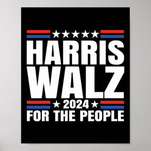 Waltz 2024 för People Kamala Harris Tim Waltz Poster