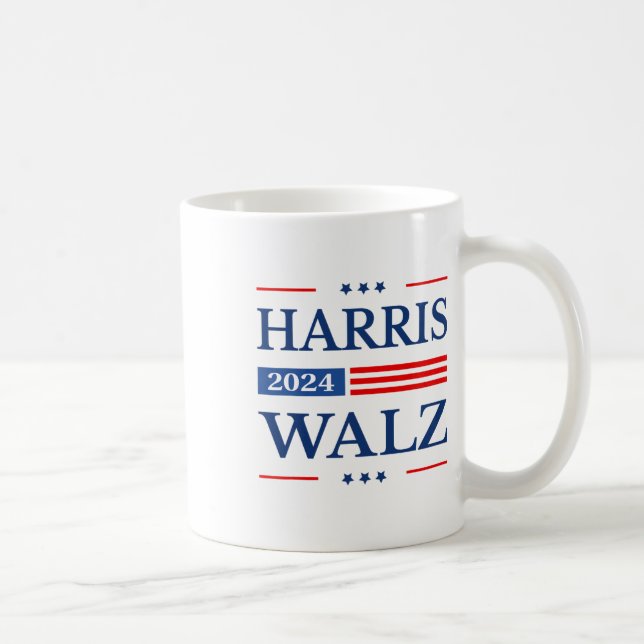 Waltz 2024 Kamala Harris 2024 Tim Waltz 2024 Usa F Kaffemugg (Höger)