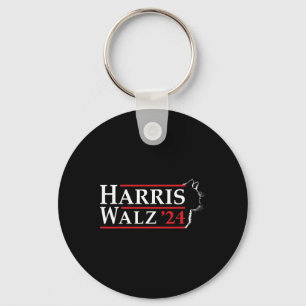 Waltz 2024 Val Cat Dam Kamala Harris Tim Wal Nyckelring