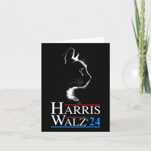 Waltz 2024 Val Funny Cat Kamala Harris Tim WA Kort