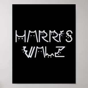 Waltz 2024 Val Funny Cat Kamala Harris Tim Wa Poster