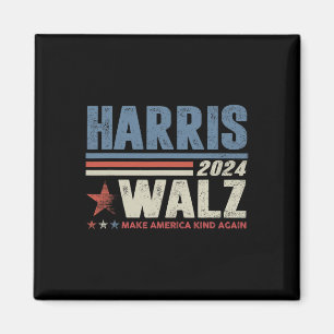 Waltz 2024 Val Kamala Harris Tim Waltz 2024 1 Magnet