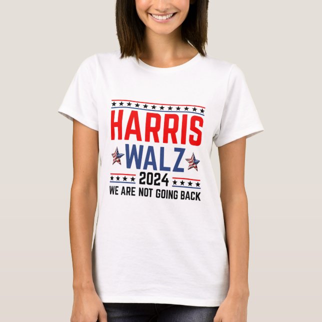Waltz 2024 Val Kamala Harris Tim Waltz 2024 1 T Shirt (Framsida)