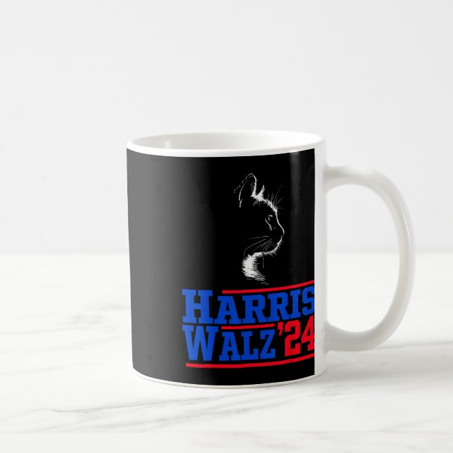 Waltz 2024 Val Kamala Harris Tim Waltz 2024 4 Kaffemugg (Höger)