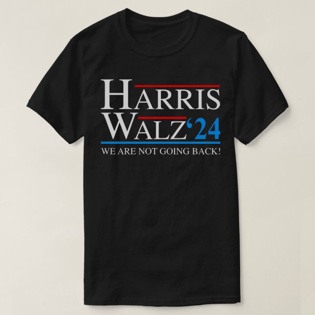 Waltz 2024 Val Kamala Tim Walz TShirt T Shirt (Design framsida)