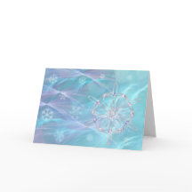 Waltz av Snöflingor-julkortet