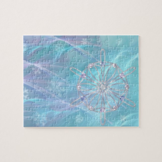 Waltz av snöflingorpussel pussel (Horisontell)