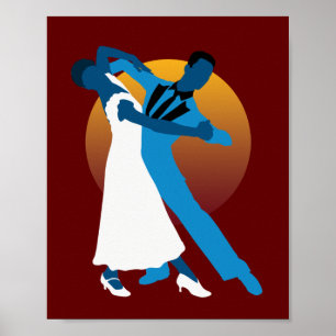 Waltz Dancing Älskare Poster