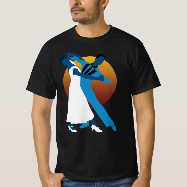Waltz Dancing Älskare T Shirt (Framsida)
