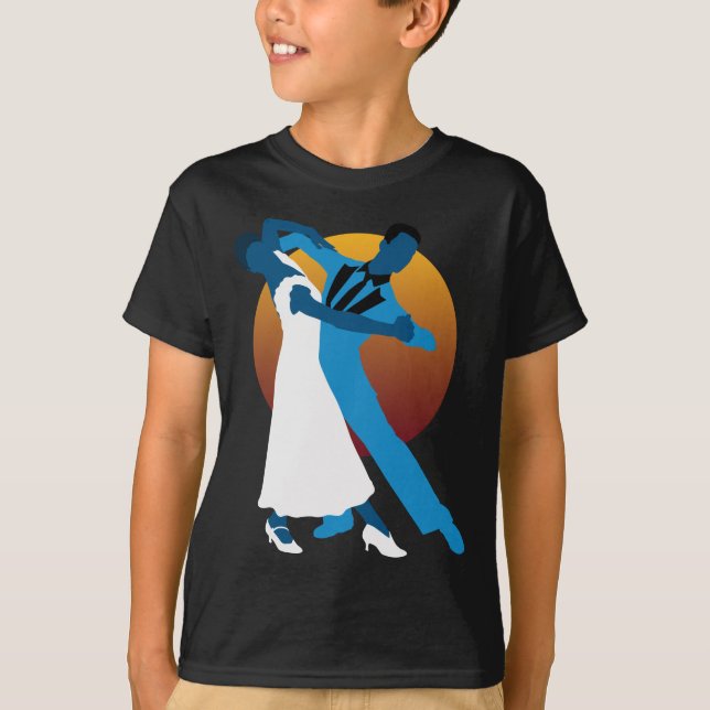 Waltz Dancing Älskare T Shirt (Framsida)