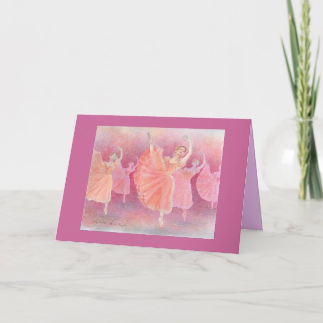Waltz of the Flowers Greeting Card Helgkort (Framsida)