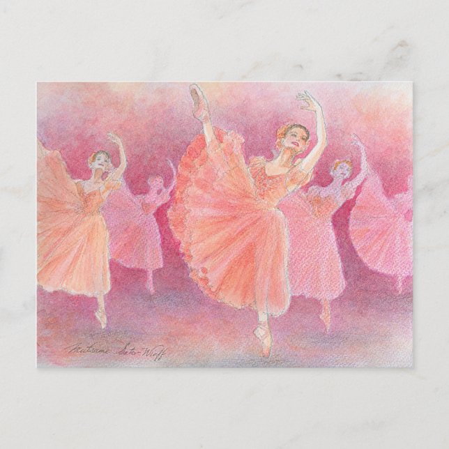 Waltz of the Flowers Postcard Vykort (Framsida)