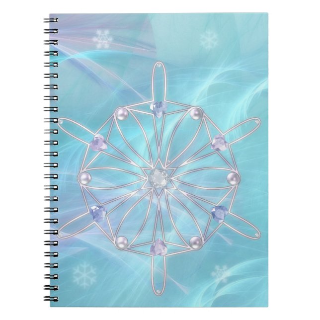 Waltz of the Snöflingor Notebook Anteckningsbok Med Spiral (Framsidan)