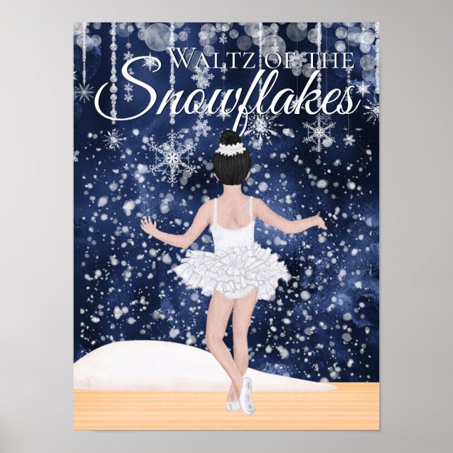 Waltz of the Snöflingor the Nutcracker Ballet Poster (Framsidan)