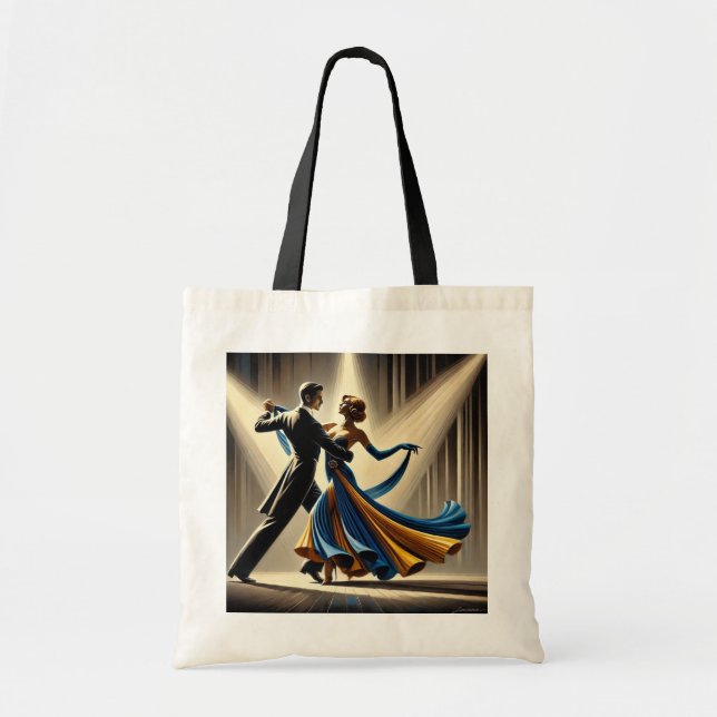 Waltzing lite Dancing Vintage Tygkasse (Framsidan)