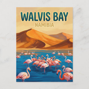 Walvis Bay-lagunen Namibia Vykort