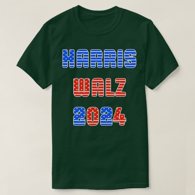 Walz 2024 American Freedom TShirt T Shirt (Design framsida)