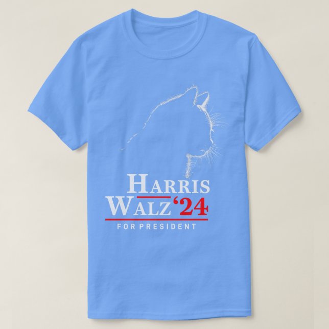 Walz 2024 Baseball T Shirt (Design framsida)