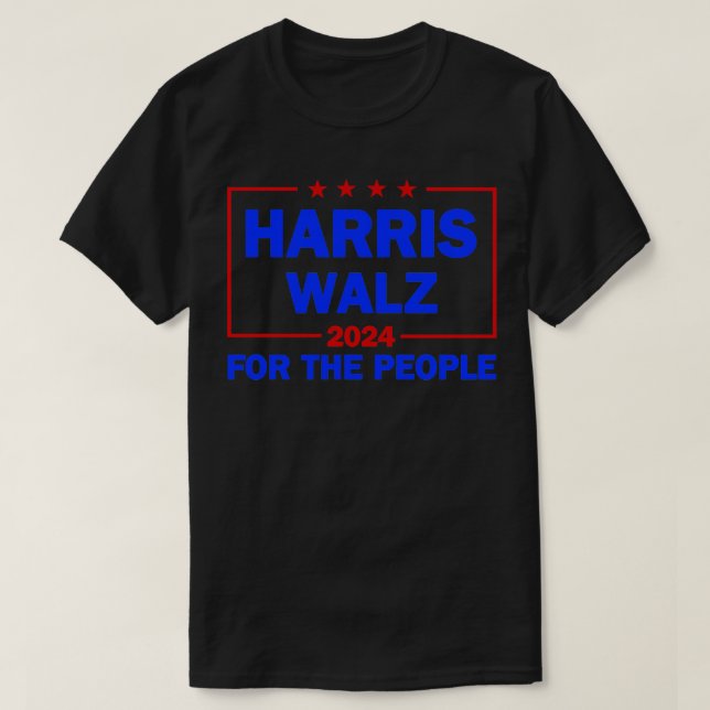 Walz 2024 for the People White TShirt T Shirt (Design framsida)