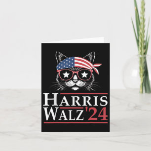 Walz 2024 Funny Cat Election Kamala Harris Tim Wal Kort