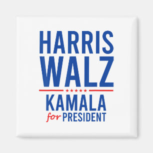 Walz 2024 Kamala Harris för president Tim Walz Magnet