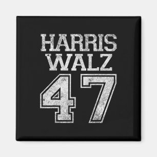 Walz 2024 Kampanj för president Harris Waltz Vint Magnet
