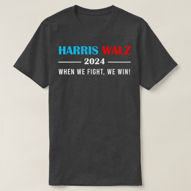 Walz 2024 när vi kämpar mot TShirt T Shirt (Design framsida)