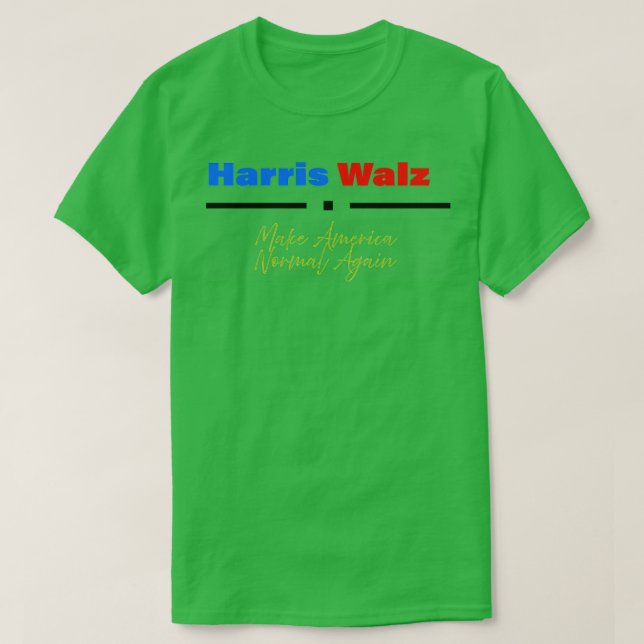 Walz 2024 normal igen t shirt (Design framsida)