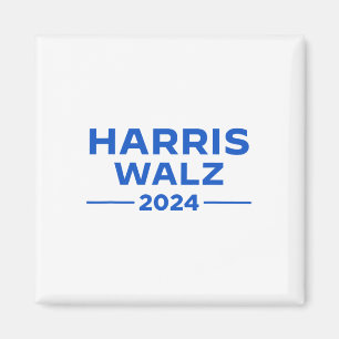 Walz 2024 President Amerikansk Flagga Kamala Harri Magnet
