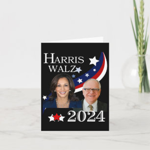Walz 2024 Presidentvalet Kampanj Kamala Kort