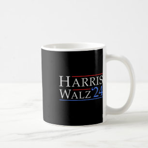 Walz 2024 Spara Democracy 2024 Val Funny Harri Kaffemugg