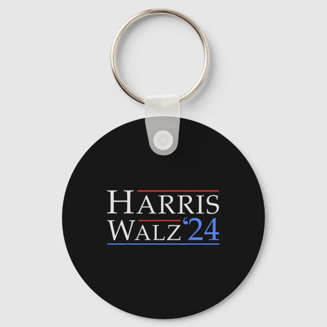 Walz 2024 Spara Democracy 2024 Val Funny Harri Nyckelring (Framsida)