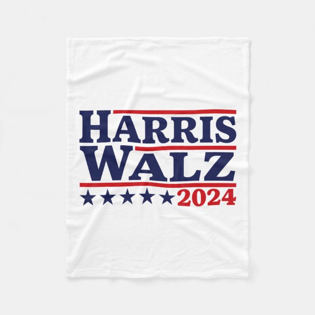Walz 2024 Val Kamala Harris Tim Waltz 2024 13 Fleecefilt (Framsidan)