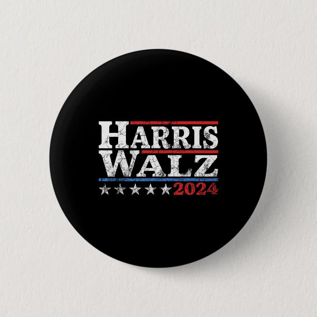 Walz 2024 Val Kamala Harris Tim Waltz 2024 23 Knapp (Framsida)