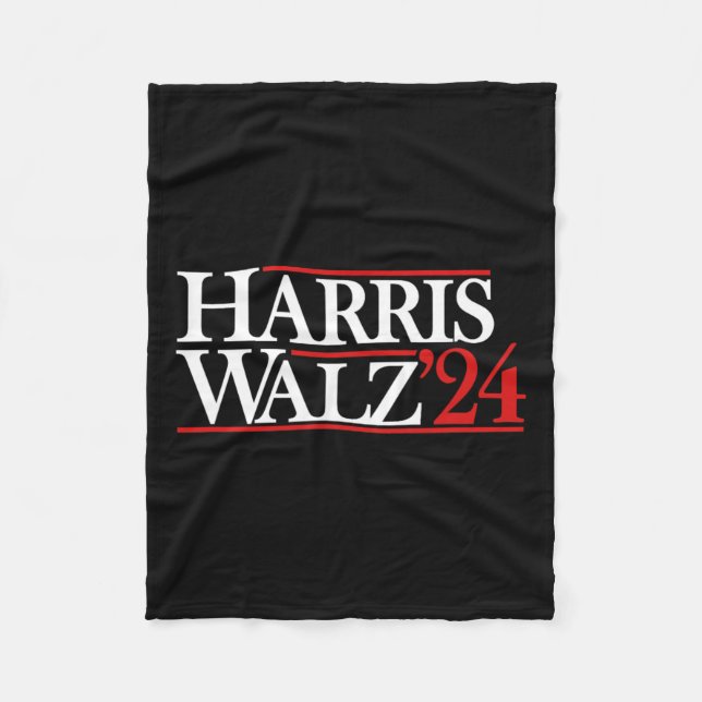 Walz 24 President Kamala 2024 Fleecefilt (Framsidan)