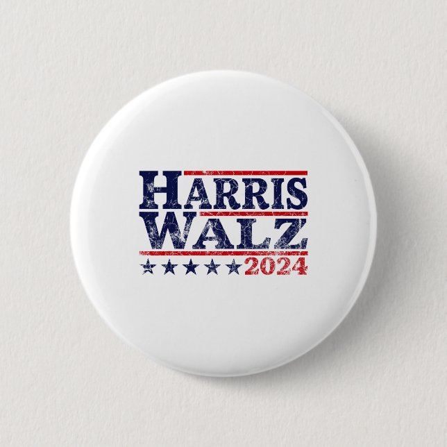Walz 24 Valection Kamala Harris Tim Waltz 24 Knapp (Framsida)