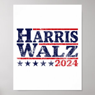 Walz 24 Valection Kamala Harris Tim Waltz 24 Poster