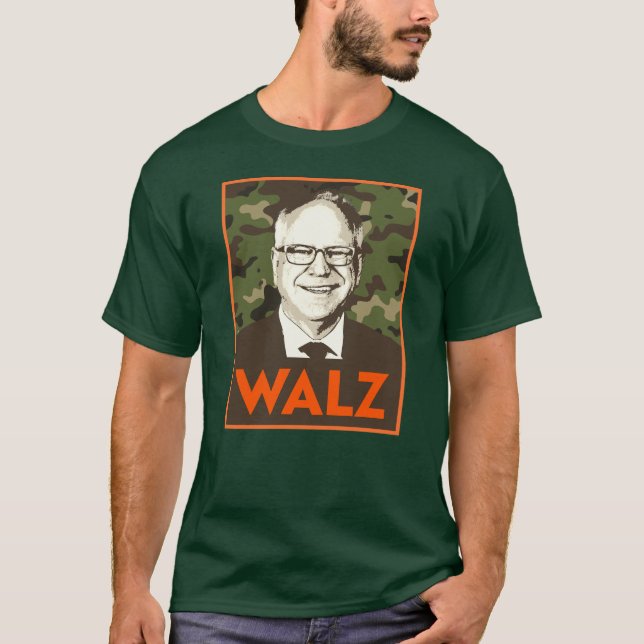Walz Hope i Camouflage T Shirt (Framsida)