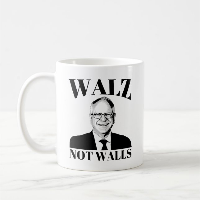 Walz not Walls Kaffemugg (Vänster)