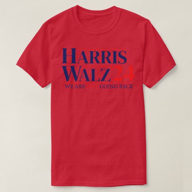 Walz var inte tillbaka t shirt (Design framsida)